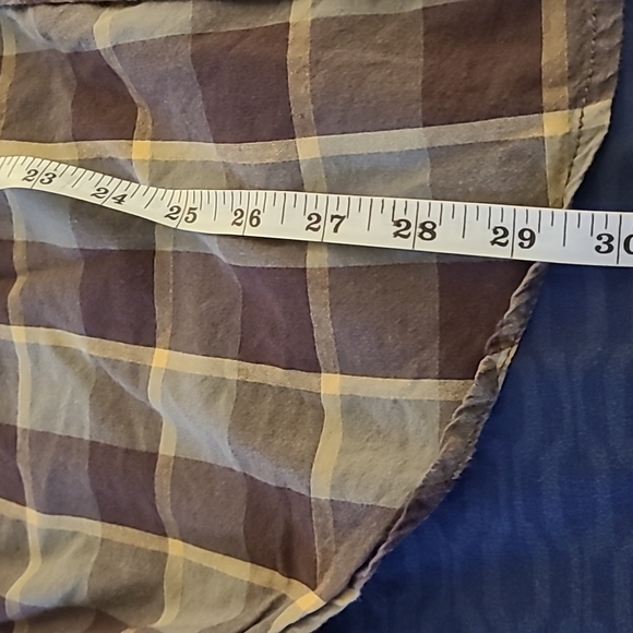 Arizona Men's Plaid Long Sleeve Shirt sz M - Picture 5 of 6